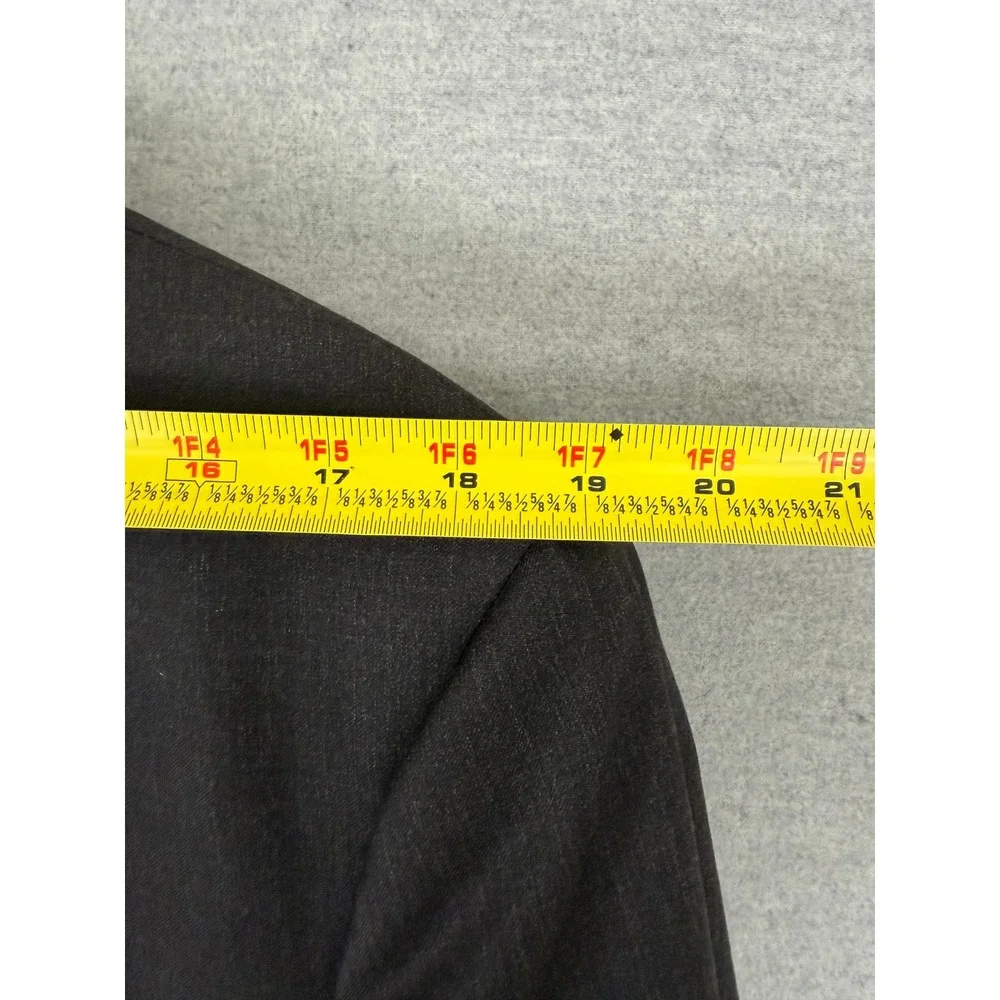 Brooks Brothers 1818 Madison Blazer Mens 44R Charcoal Grey Wool Estrato Italy